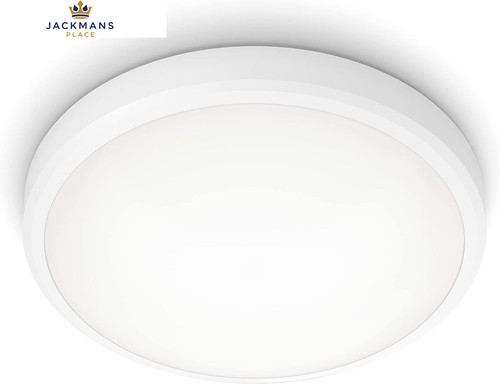 Philips LED Doris Bathroom Ceiling Light 4000K 17W IP44 [Cool 17 Watt, White