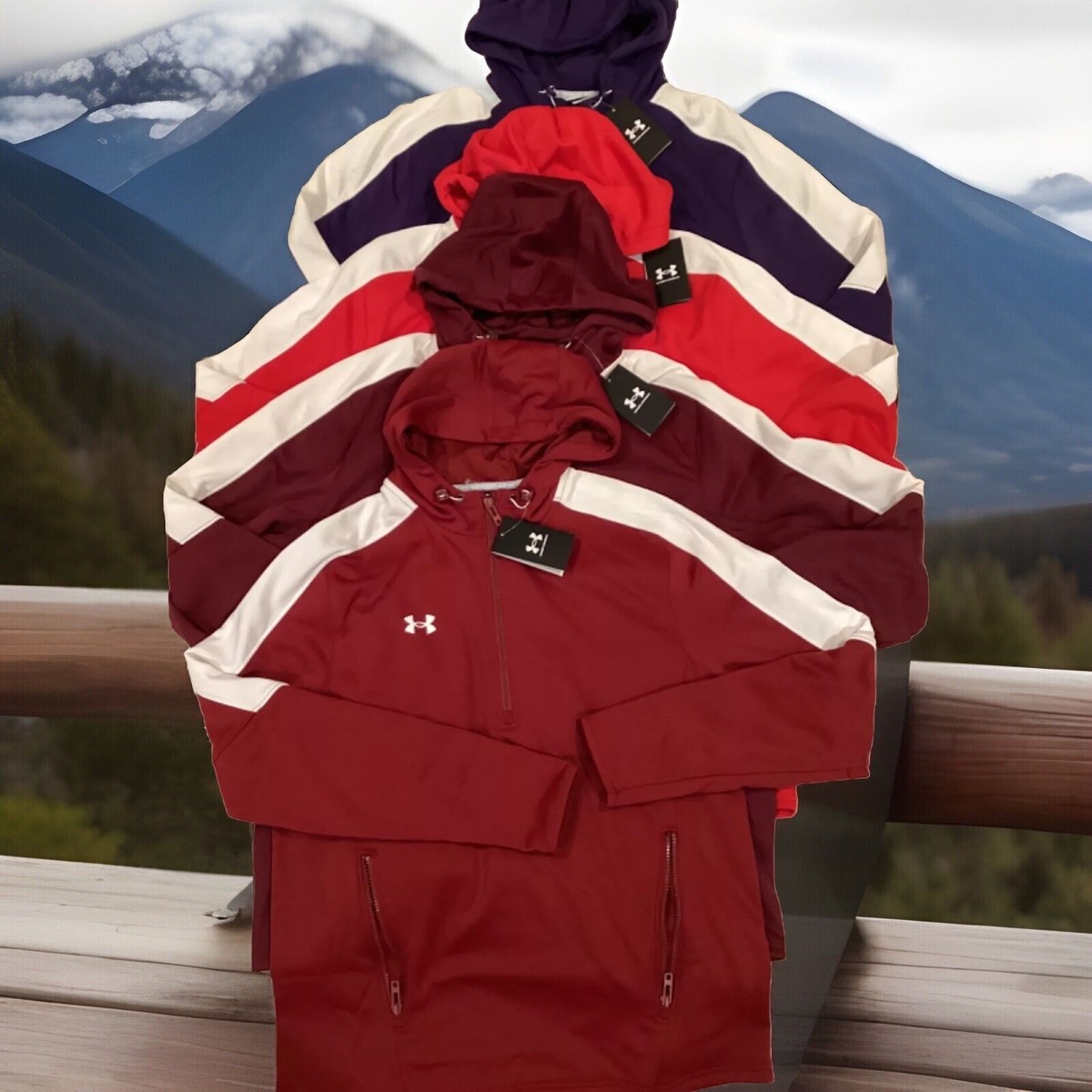 Under Armour Men's UA Storm Fleece 1/4 Zip Hoodie 1376889 $80 | eBay