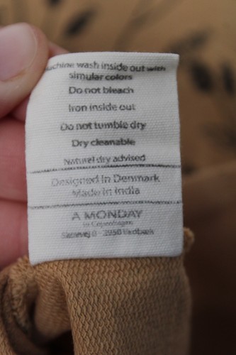 A Monday in Copenhagen 12 Yellow Floral French Terry Sofia Blouse Sweatshirt - Picture 7 of 7
