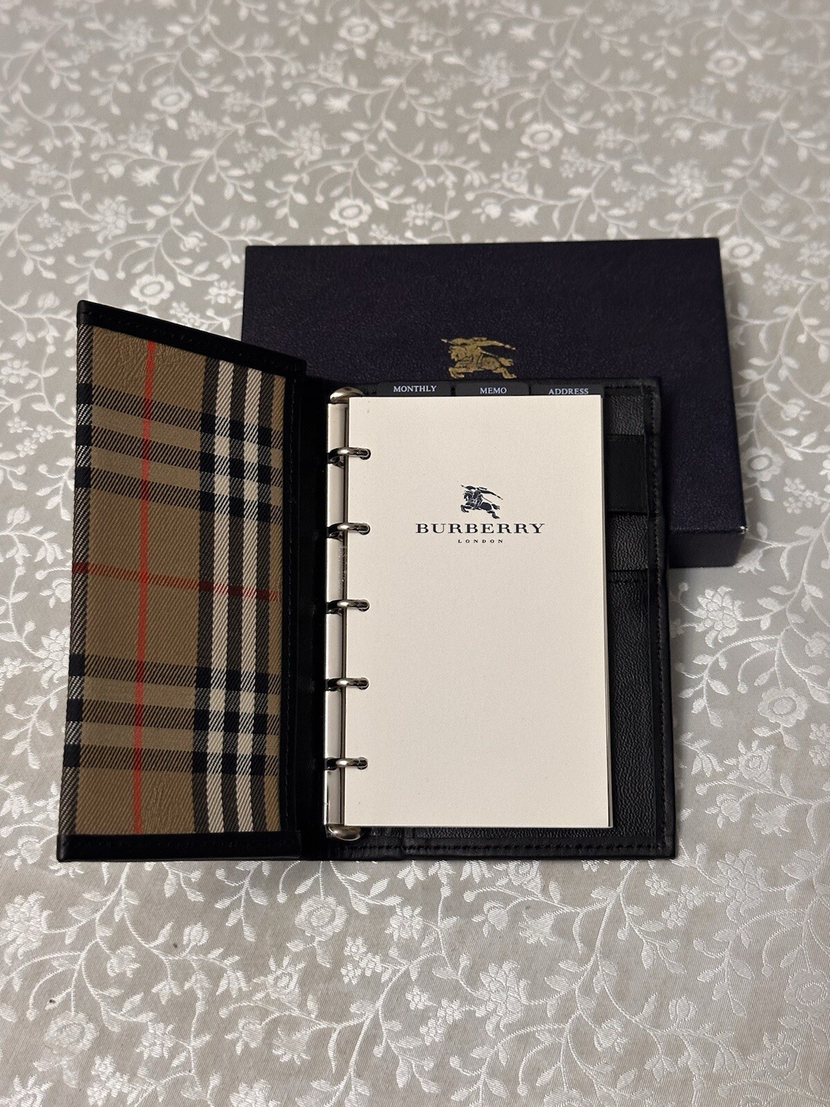 00’s Burberry London Nova-Check Gabardine Notebook image 4