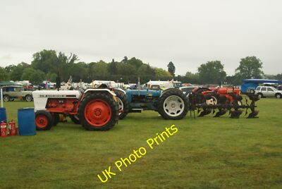 Foto 6x4 Ansicht eines David Brown 996 und Doe Triple D mit Egge in St Al c2015