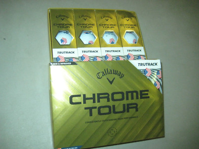 1 dozen BRAND NEW 2024 Callaway Chrome Tour Tru Track  White USA