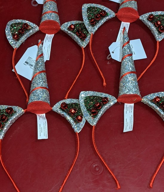 Claire's Christmas Headband Unicorn Glitter Jingle Bells for sale