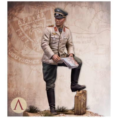 75mm Scale75 Rommel Libya 1941 SCW-011 ORIGINAL Unpainted resin figure *
