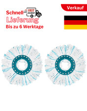 Komfortables Set mit zwei Mop Ersatzköpfen für Leifheit Clean Disc Mop Ergo