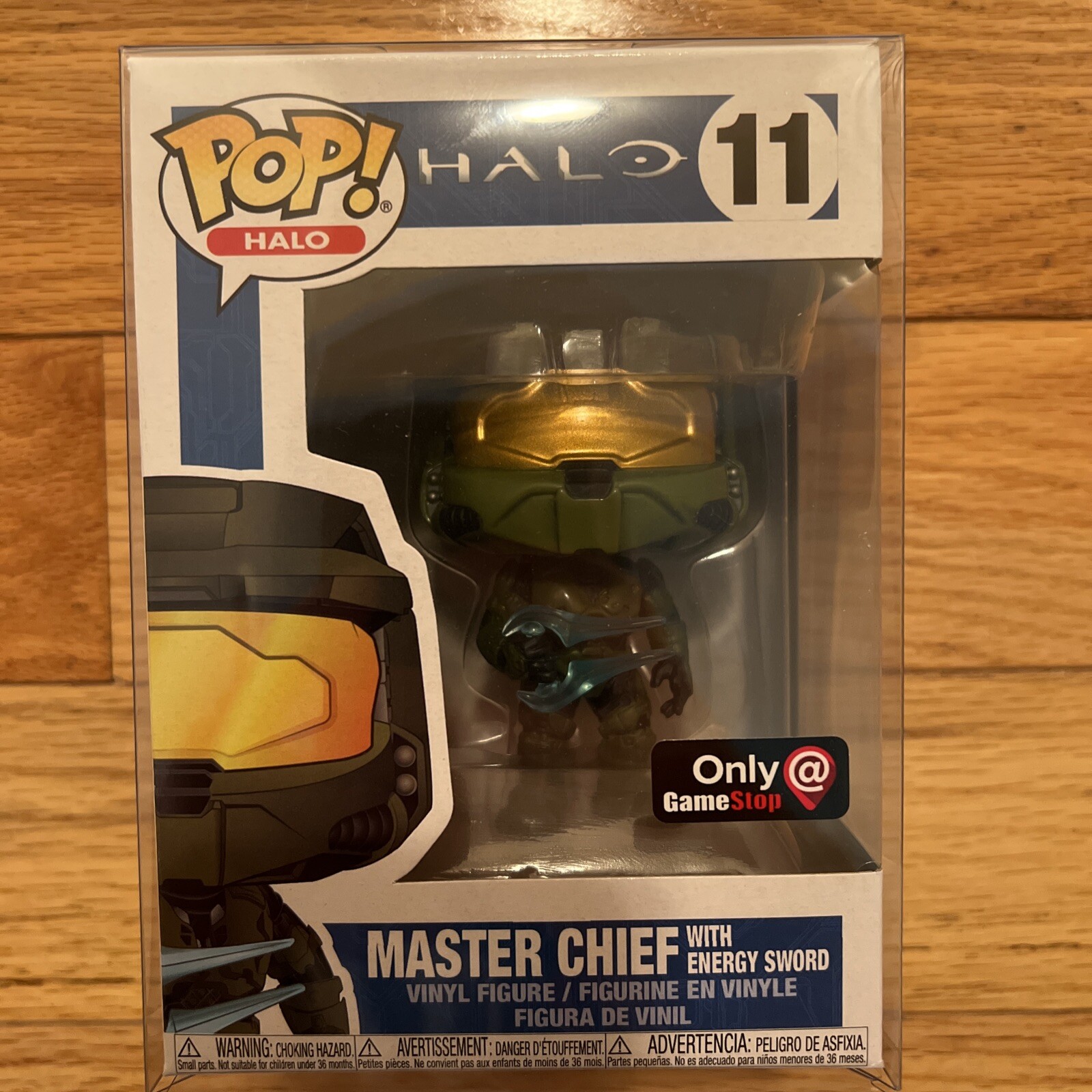 En Oferta Master Chief Energy Sword Halo Pop In Pop Protector #11 Gamestop Exclusivo Nuevo En Caja