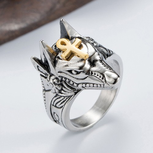 Punk individuation Tyre Hip-hop Skull Lighter Ring Retro Style Gandalf - Picture 7 of 37