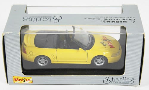 MAISTO Sterling Collection Ford Mustang 1999 Toy Fair Limited Ed Yellow - Picture 2 of 7