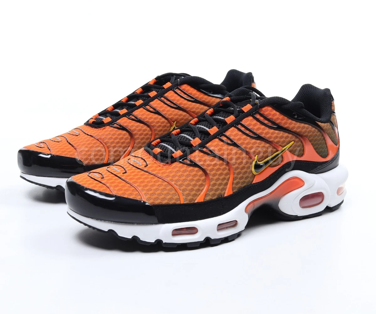 guión Delicioso Montgomery Nike Men's Air Max Plus Orange/Black/University Gold DM0032-800 Sz 10 | eBay