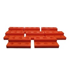 Orange Marble Displays Pack of 8 - Designed For 5/8" Marbles - Lot 5679