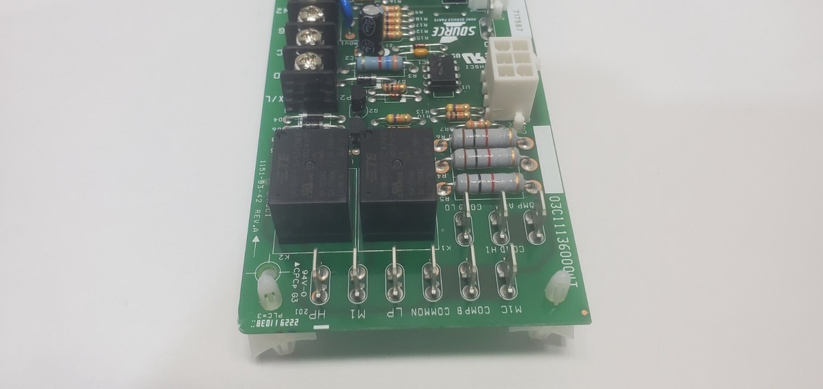 York Coleman Luxaire 717587 CFM Selection Control Circuit