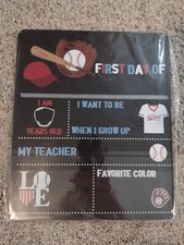 First Last Day of School Chalkboard 10 x 12 Inch Double Sided Back to School