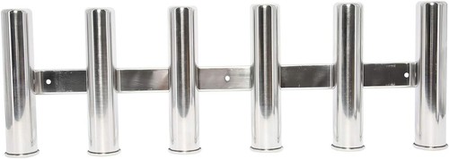 Porta Canna da Barca 6 Tubi Acciaio Inox Barca Canna da Pesca Rack per Yacht/Camion Camper - Foto 5 di 17