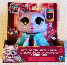 FurReal Flitter The Kitten Interactive Feeding Toy With Lights And Sounds Purple