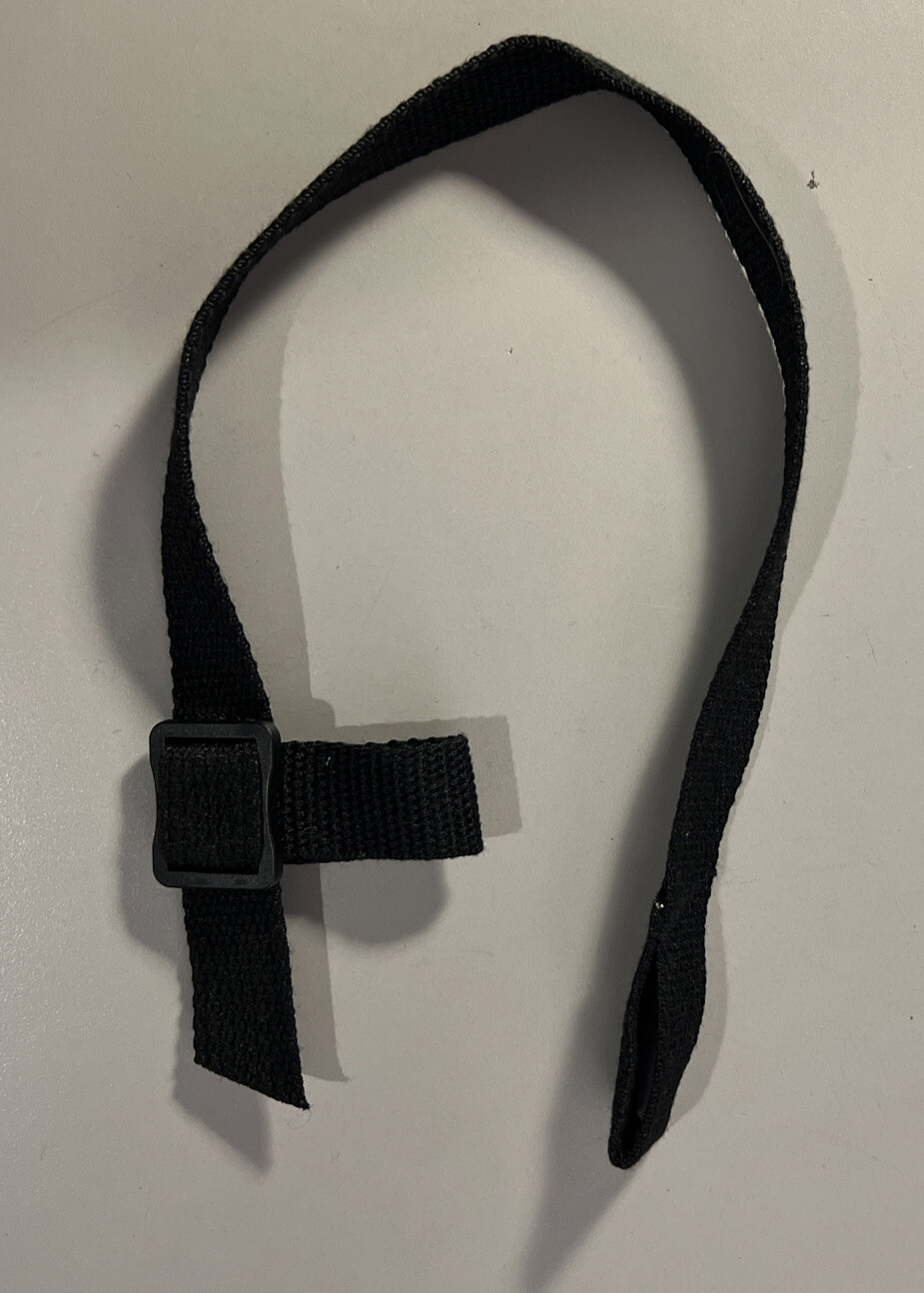 Hockey Helmet Chin Strap sling style or for the ear loop Black