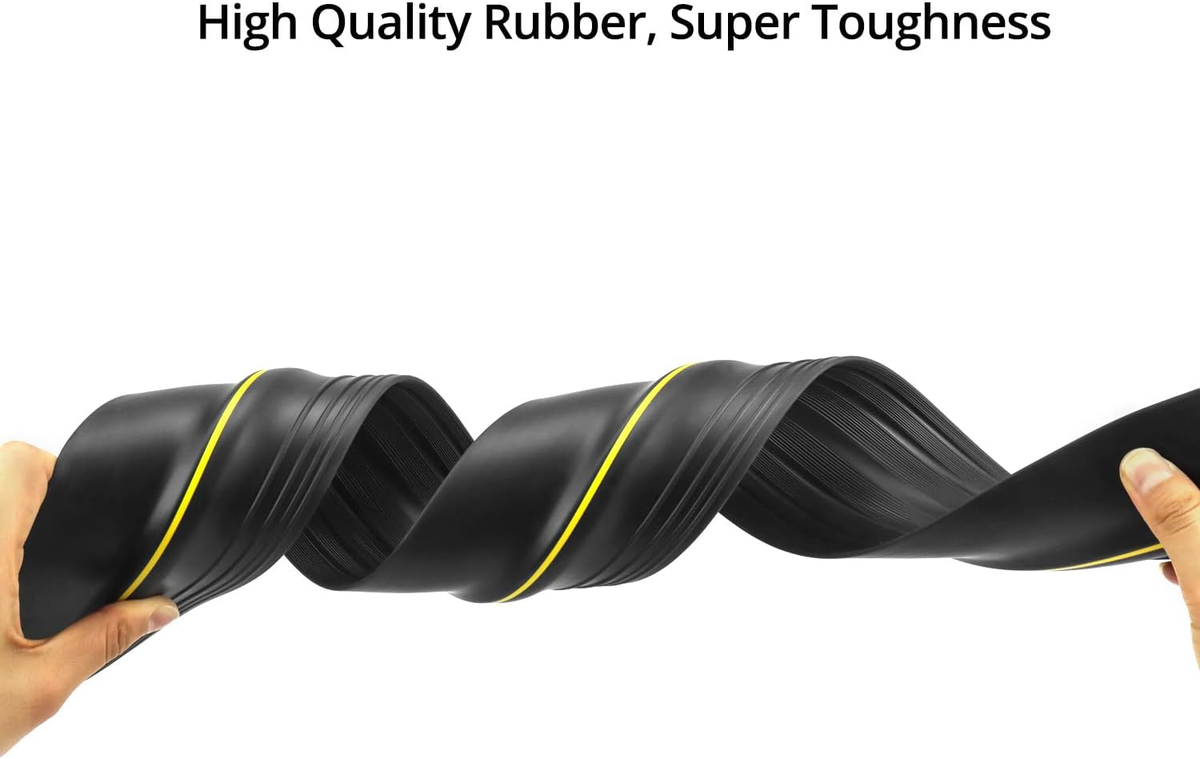 Guarnizione Soglia Garage EPDM 3m - 21x115mm, Nero, Con Colla Per Installazione - Foto 11