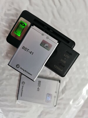BST-41 Battery + LCD Charger for Sony Ericsson Xperia PLAY R800 R800i Play Z1i