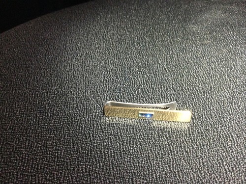 Nice Vintage KREMENTZ Bar Style Classic Tie Clip Tie Clasp ~ S. Steel Back!! ~ - Picture 3 of 12