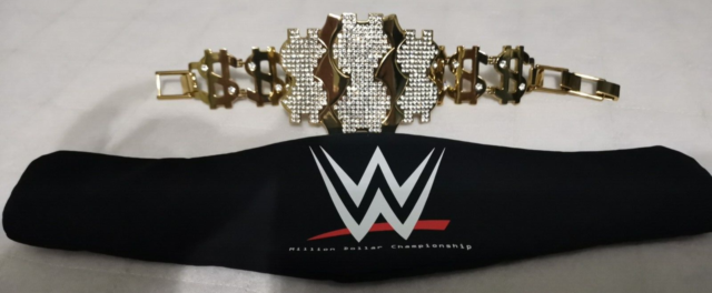 NEW/RARE WWE/WWF Mini Million Dollar Belt SIGNED BY TED DIBIASE
