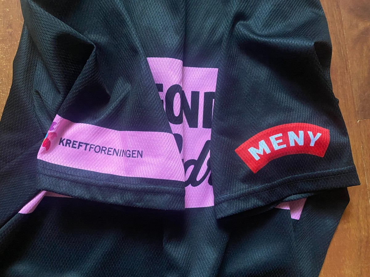 Maillot Cyclisme Diadora Don Pedro Homme – Noir/Rose – Taille XL – Excellent état