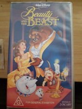 Beauty And The Beast VHS Tape Walt Disney Classics 