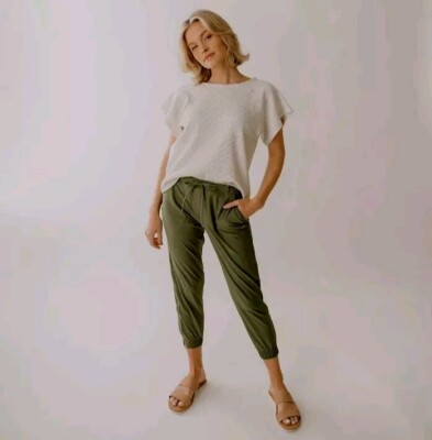 EUC! Albion Jetsetters Joggers PS Sage Heather Green