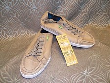 New Mens SANUK Anthem Waxed Grey Blue Lace Up Casual Surfer Skater Walking Shoes