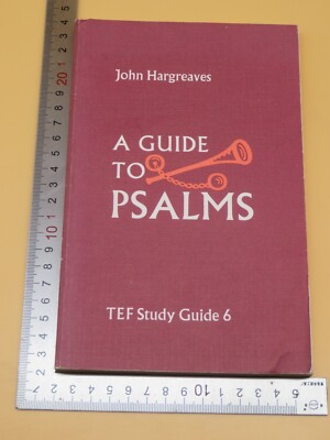 A Guide To Psalms TEF Study Guide 6 John Hargreaves Paperback 1981 SPCK
