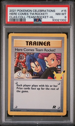 Here Comes Team Rocket! graded PSA 8 for sale on eBay
