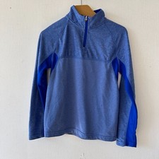 C9 Pullover Kids Girls Size Small 6/7 Blue 1/4 Zip Activewear