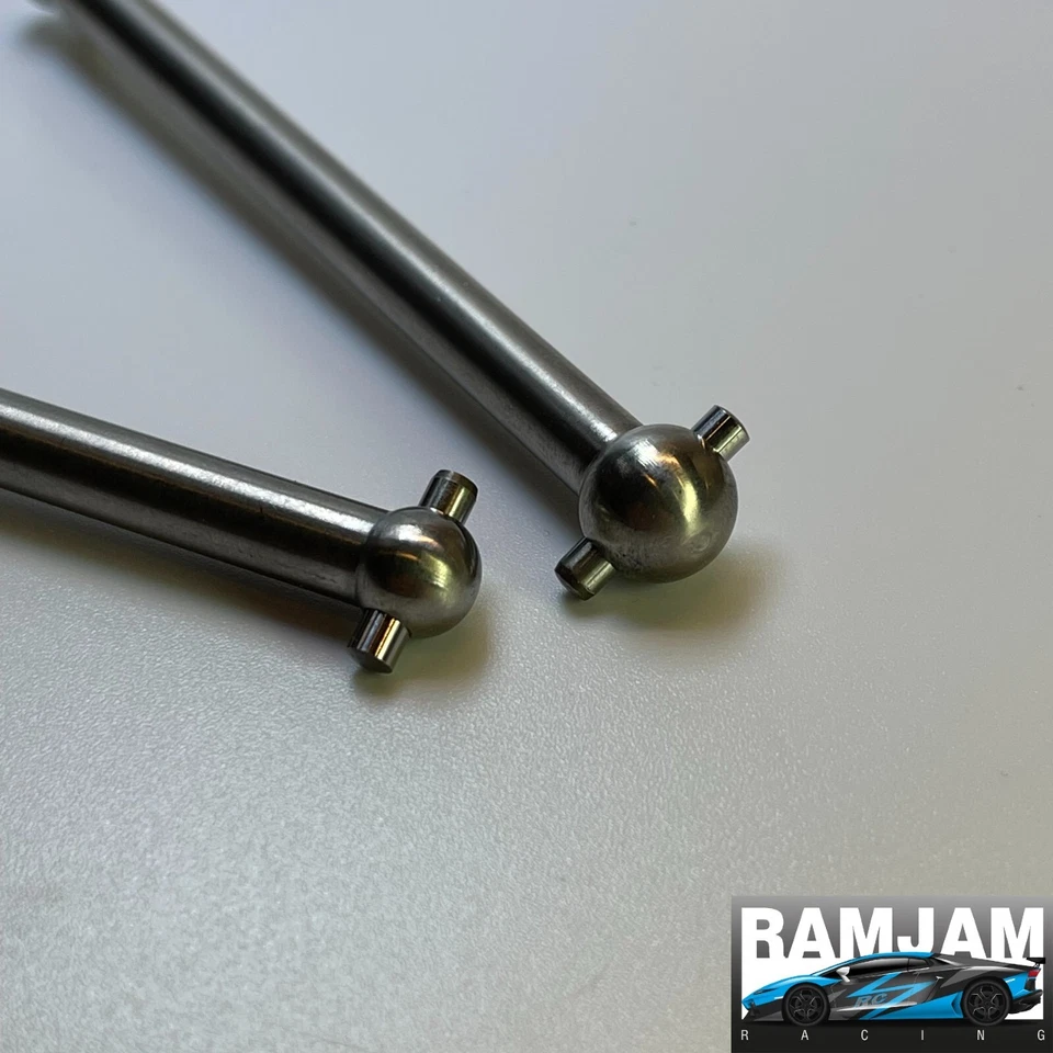 Juego de ejes traseros de titanio Arrma Limitless v2 Foto 3 de 4