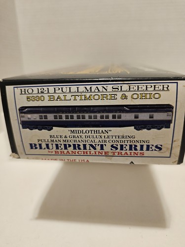 Kit "MIDLOTHIAN" 5330 HO Scale Branchline 12-1 Pullman Sleeper Baltimore & Ohio | Zustand: New