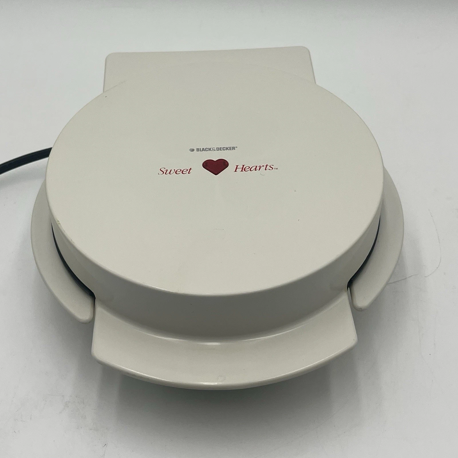 Vintage Black & Decker Sweet Hearts Waffle Maker Model G12 Tested Working