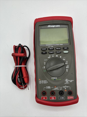 Snap-on Hybrid Digital True RMS Multimeter, EEDM604C W/Leads Tested