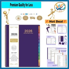 2026 Appointment Book/Planner - 8.2" x 11", Daily Planner 2026 from Jan. 2026...