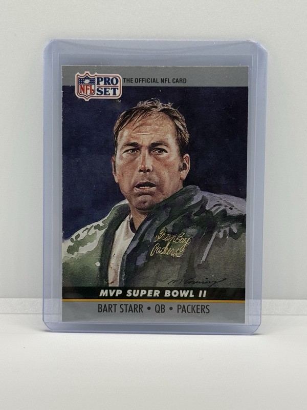 1990 Pro Set - Super Bowl Mvp's Bart Starr #2