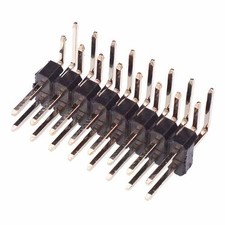 10 x 16-Way Double Row Right Angle Male Header 2.54mm