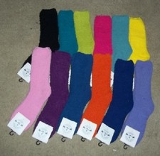NWT 1 Pair Women's Fluffy Fuzzy Socks 9 Colors by Yacht  Smith New