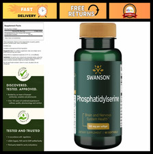 Phosphatidylserine 100mg - 90 Softgels for Memory, Focus  Cognitive Support