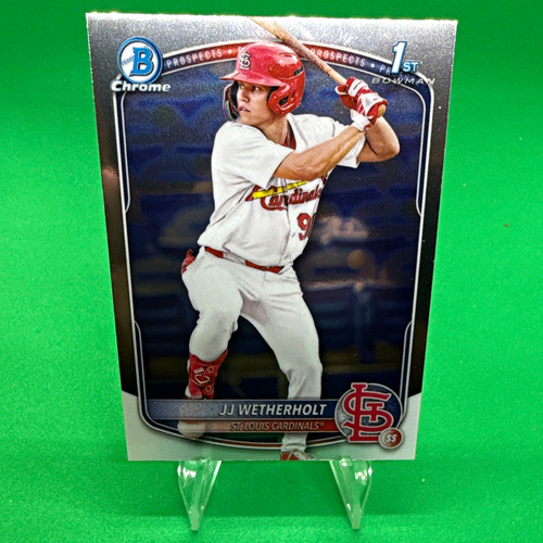 JJ Wetherholt #BCP-22 2025 Bowman Chrome Prospects card