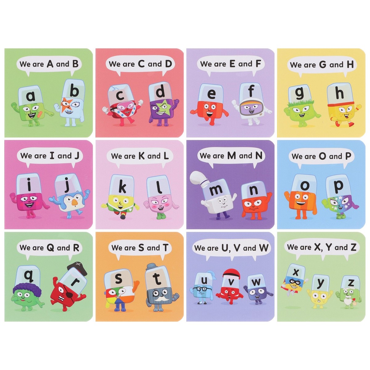 A Case of Alphablocks 12 Mini Books Box Set - Ages 0-5 - Board