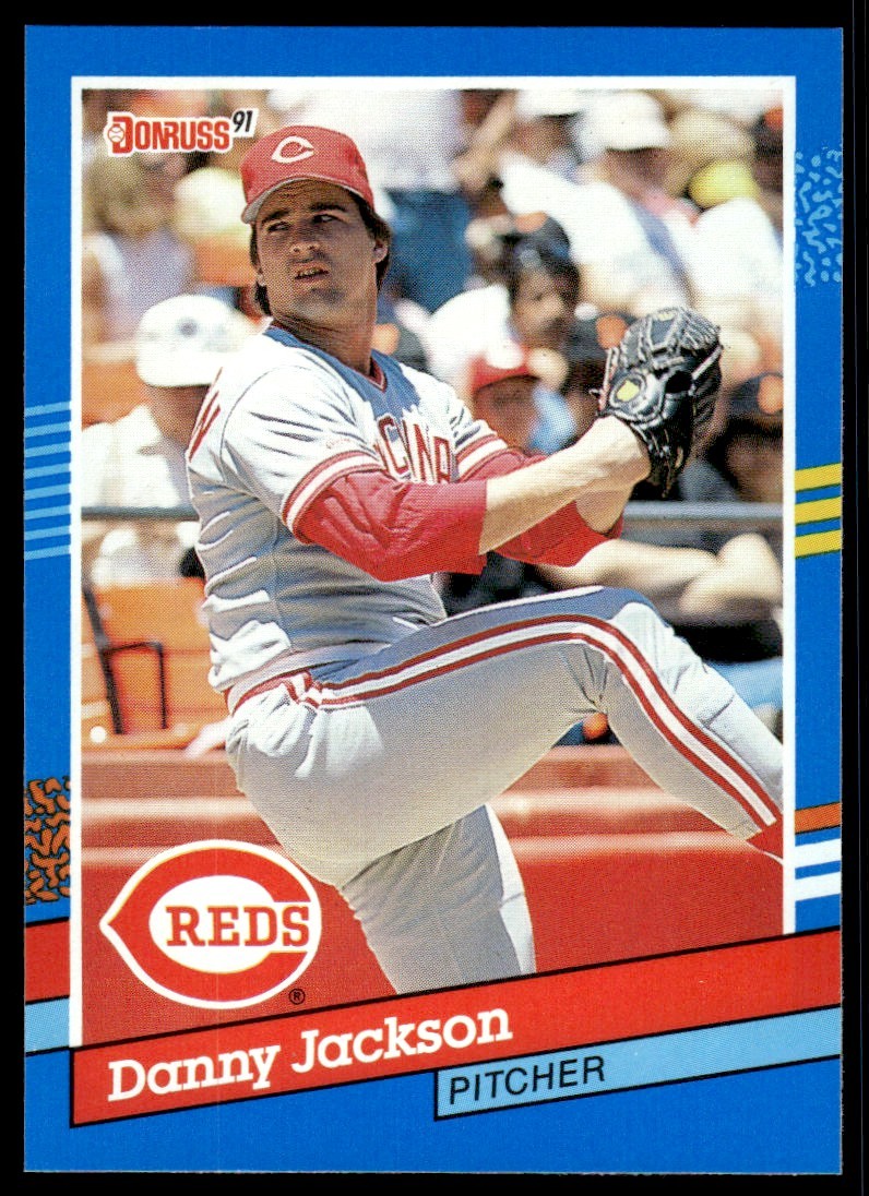 1991 DONRUSS DANNY JACKSON #96 CINCINNATI REDS 2715
