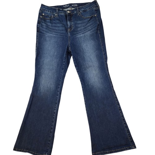 Torrid Trio Fit Slim Boot Limitless Stretch Jeans Women's 16-20 Blue Dark Wash