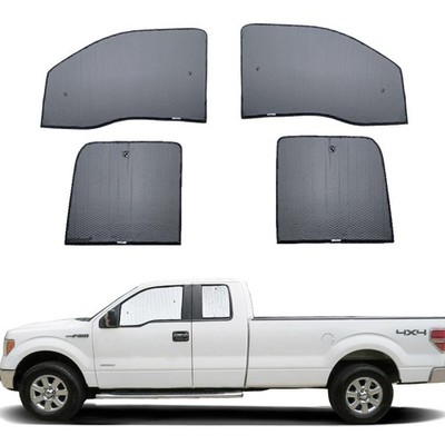 Fit For Ford F150 Super Cab 09-14 Side Window Black Silver Camp Privacy Sunshade
