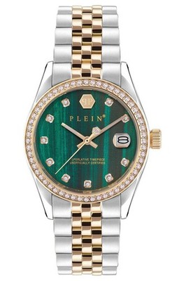 Philipp Plein Damenuhr Date Superlative Bicolor/Grün PWYAA0523 B-Ware