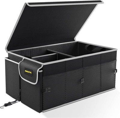 Large 65L Car Trunk Storage Organizer for SUVs, Trucks & Vans - Minimalist Style
