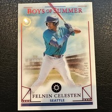 Felnin Celesten 2024 Panini Boys of Summer  Red Parallel 45/149 (RC)