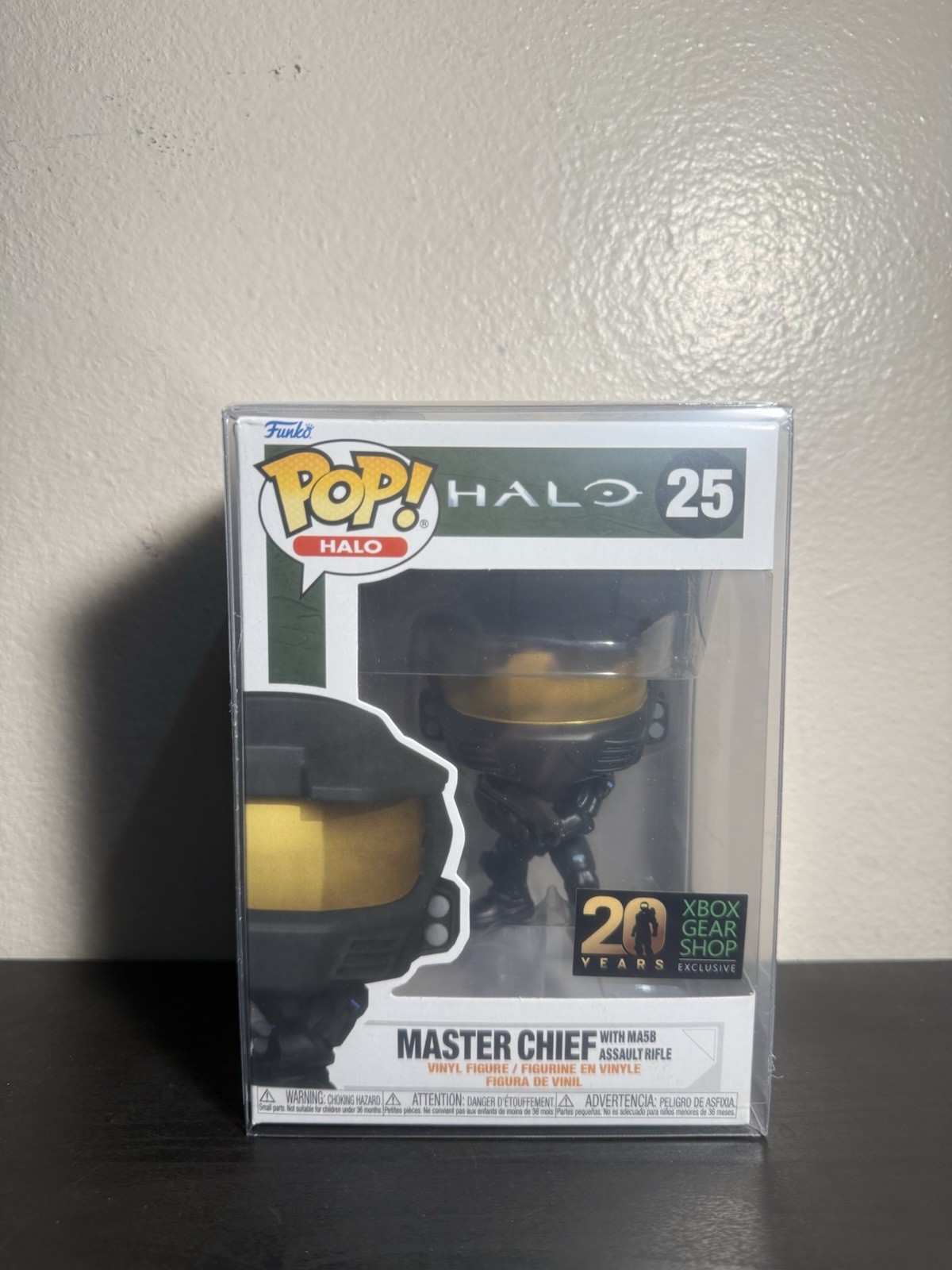 Funko Pop! Master Chief with MA5B Assualt Riffle #25 Xbox Ge
