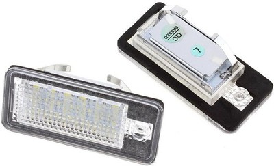 2 x 18 LED SMD Kennzeichenbeleuchtung Canbus Fehler für A6 C6 Q7 A4 B7 A4