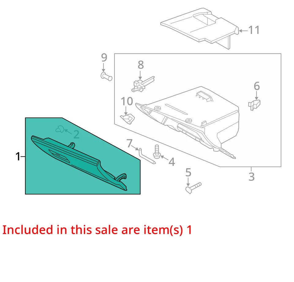 SE ADAPTA A LINCOLN MKC 2015-2019 PUERTA ASI - GUANTERA EJ7Z7806024BF - NUEVO OEM Foto 2 de 3